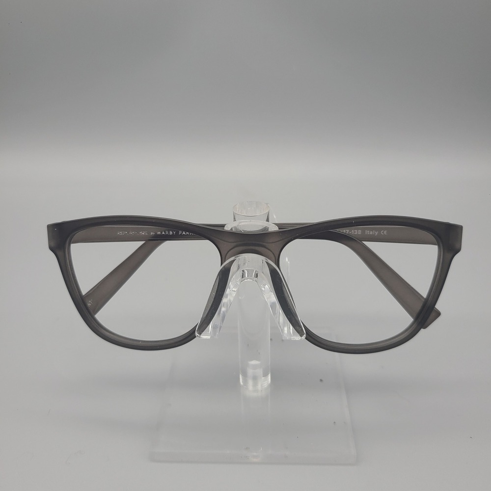 Warby Parker Griggs W 508 Grey Rectangular Eyeglass Frames Italy 54-17-138